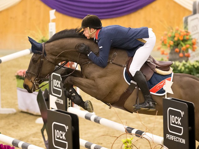 In 2015 William Whitaker (GBR) achieved a win in GLOCK’s 3* Grand Prix – will he double up in 2016? © Michael Rzepa