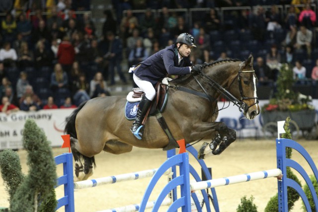 Denis Lynch - hier mit Siegerpferd Abbervail - kommt "last minute" zu den Löwen Classics. © Stroscher