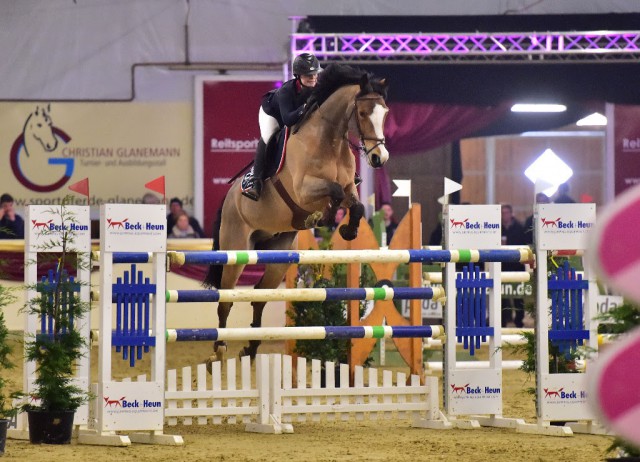 Greek rider Georgia Founta and It`s a fact won the german Damme Grand Prix. © Fotodesign Feldhaus