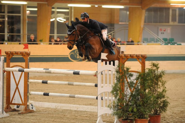 Alred Greimel (ST) und Chablis Premier blieben im Stechen ebenfalls fehlerfrei und wurden Zweite. © www.horsesportsphoto.eu