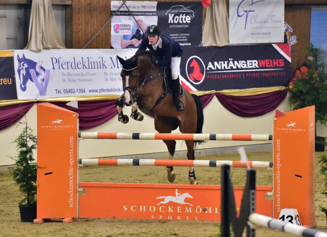 Jannik Theele und Baltic du Ry gewannen den ersten Großen Preis in Damme. © Fotodesign Feldhaus