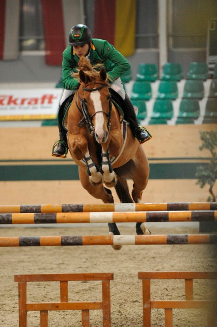 Super! Alpenspan Youngster Leo Platzer und seine Nausica Tame haben einfach alles richtig gemacht heute! © horsesportsphoto.eu