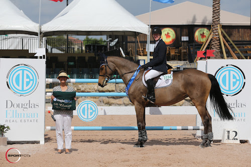 McLain Ward in his winning presentation (HH Best Buy standing in for HH Carlos Z) with Abby Jones. © Sportfot