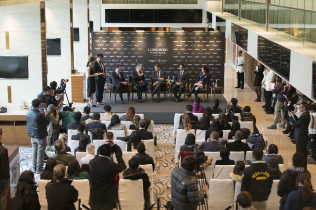 Official press conference of the Longines Masters of Hong Kong © Longines Masters