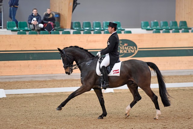 Lokalmatador Oliver Valenta mit Valenta`s Rivel. © horsesportsphoto.eu