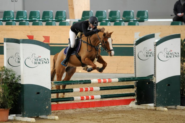 Anna Maria Bock (NÖ) und Doodlejump begeisterten das Richterkollegium. © horsesportsphoto.eu 