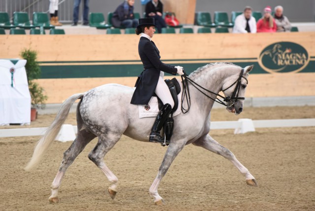 Stephanie Dearing (K) und AUheim`s Del Magico waren in der Kleinen Tour eine Klasse für sich. © www.horsesportsphoto.eu