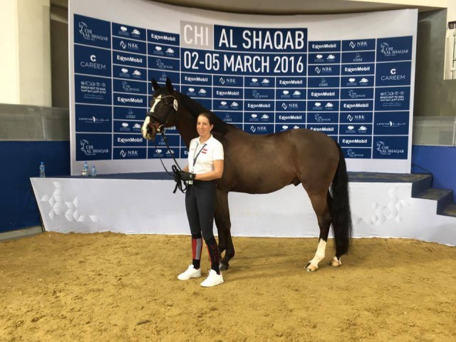 Astrid Neumayer (OÖ) und Rodriguez zeigten in Doha eine solide Leistung. © Gestüt Pramwaldhof