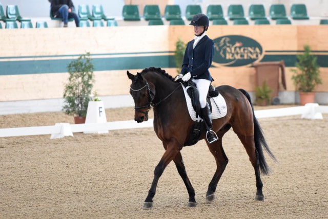 Lena Wratschgo und Riviero haben die 66% Marke locker geknackt. © horsesportsphoto.eu