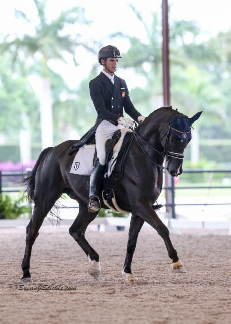 Juan Matute Jr. and Dhannie Ymas received the highest score in the FEI Intermediaire I CDIO 3* presented by Stillpoint Farm. © Susan J. Stickle