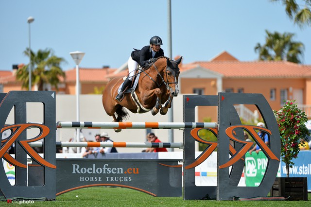 Tirols Julia Kayser holte mit ihrer Sterrehof's Ushi den sechsten Rang im Grand Prix. © Hervé Bonnaud