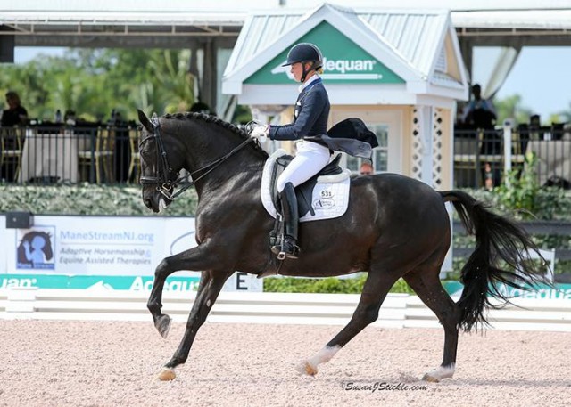 Katherine Bateson-Chandler and Alcazar. © Susan J. Stickle