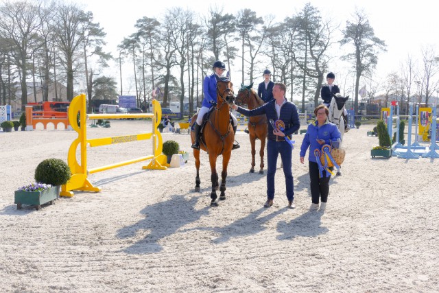 Und noch einmal Leonie Peeters mit Sunny Girl im EY-Cup in Lanaken vorn. © EY-Cup