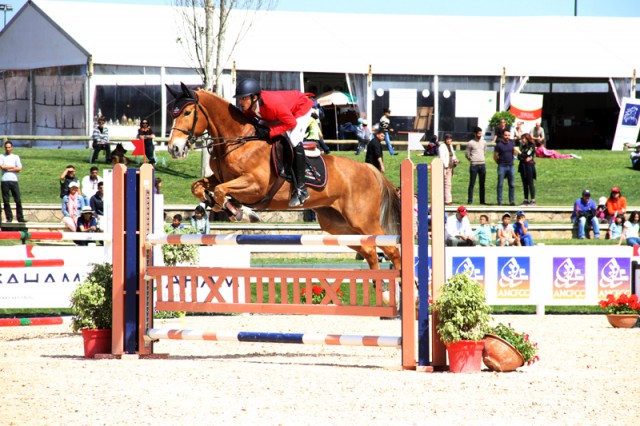 Winner of the FEI World Jumping Challengeª Final 2016 Rabat Morocco was Marek Maitaia (Libia) riding Lansquenet Du Bisp. © FEI/ Karim Saffi.