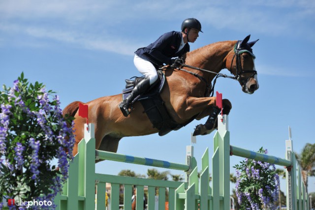 Platz 2 für Mario Stevens im Großen Preis von Oliva Nova. © Hervé Bonnaud