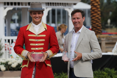 Scott Stewart was named Osphos Overall Hunter Trainer for the seventh year in a row and also took the award for Osphos Overall Hunter Rider once again. © Sportfot