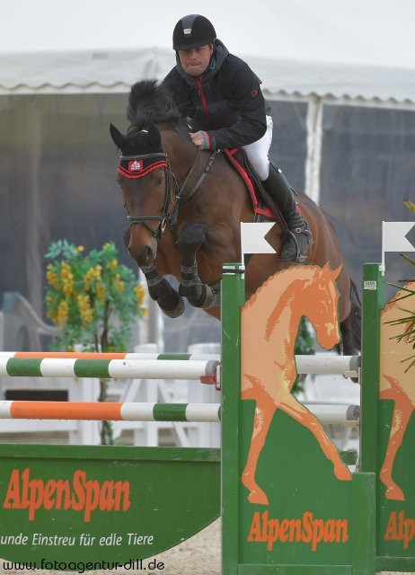 Das Jungpferdespringen über 1.25 m entschied Samson B unter Matthias Atzmüller (OÖ) für sich. © Fotoagentur Dill