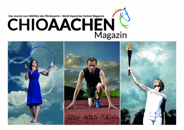 Top-Stars inszeniert für Olympia. © CHIO Aachen Magazin / Holger Schupp