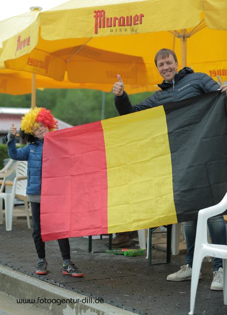 Die Fans aus Belgien haben die Daumen gedrückt! © Fotoagentur Dill