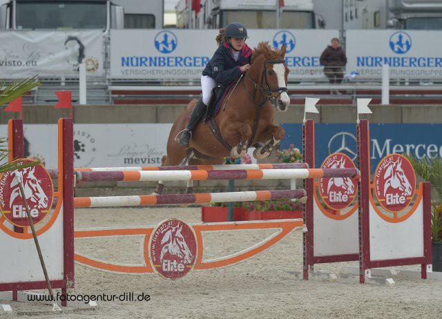 Klara Goess-Saurau und Jorrit für das Team Österreich im FEI Pony Nations Cup powered by Alpenspan. © Fotoagentur Dill