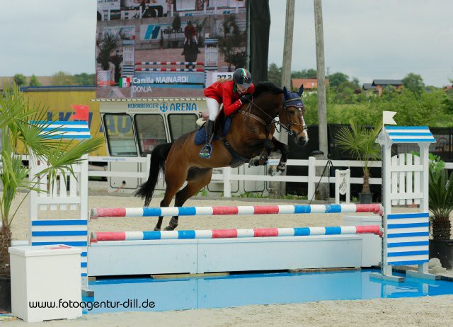 Camilla Mainardi und Dolina für das Team Italien im FEI Pony Nations Cup powered by Alpenspan. © Fotoagentur Dill