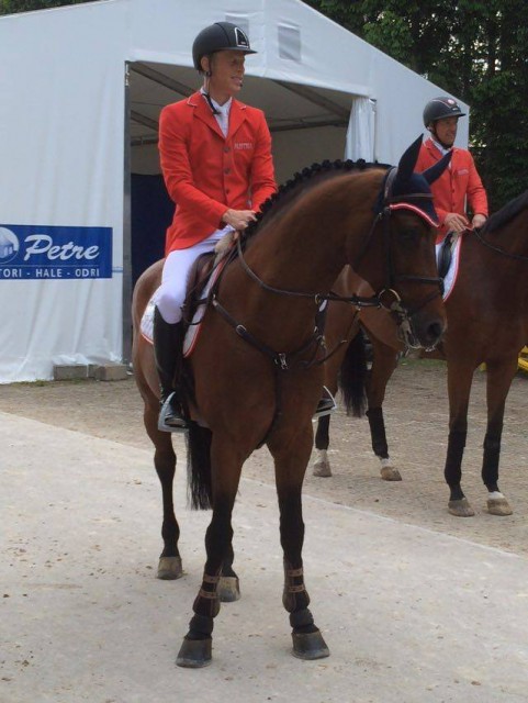 Cielito Lindo zeigte sich bei seinem ersten Nations Cup Einsatz in Topform. © Max Kühner Sporthorses