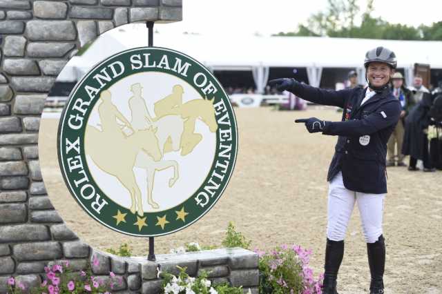 Michael Jung at the 2016 Rolex Kentucky three-day event. © Rolex