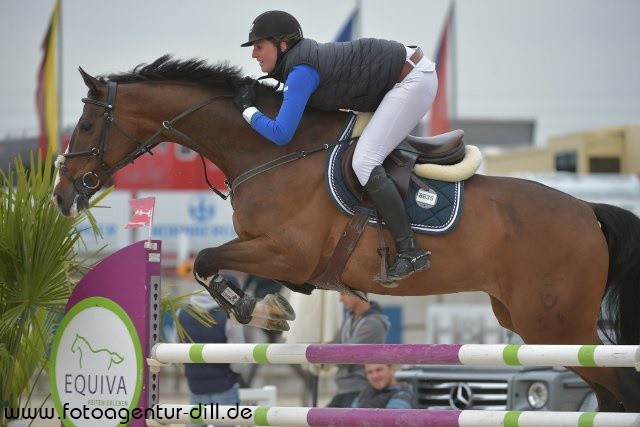 Theresa Pachler (NÖ) und ihr Louis zeigen sich an diesem Wochenende in Bestform. © Fotoagentur Dill