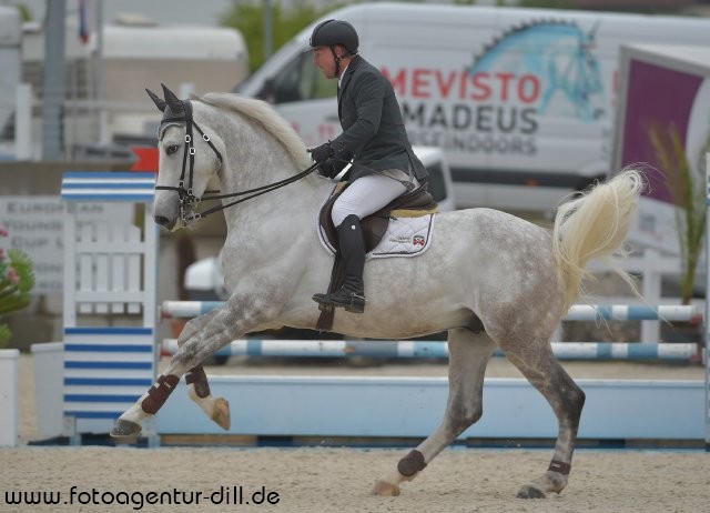 Java Jazz triumphierte im Jungpferdefinale über 1.30 m er siebenjährigen Pferde. © Fotoagentur Dill