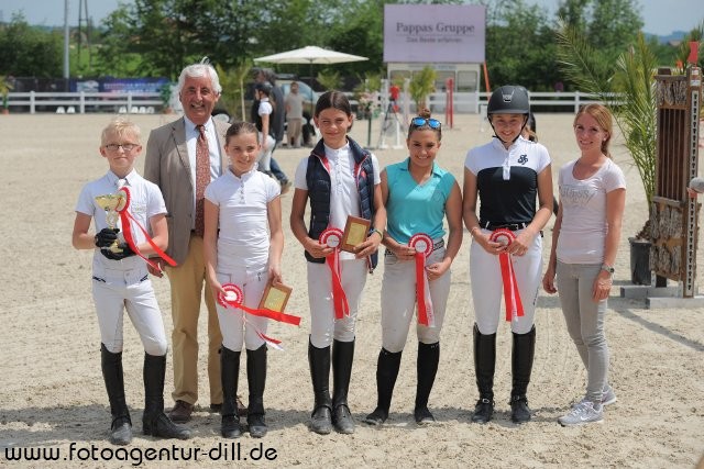 Die Platzierten vom Salzburger Jugend-Sommercup (lizenzfrei) freuten sich über ihre Preise. © Fotoagentur Dill