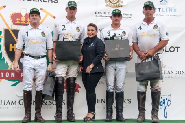 Team Tonkawa: Jeff Hildebrand, Jim Seward, Matt Coppola and Tommy Biddle © Houston Polo Club