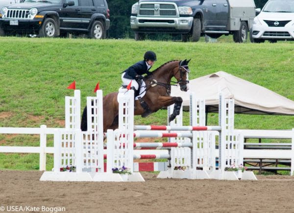 Alex Peterson and Willie Wiggins riding in the CCI* for Clemson University. © USEA/Kate Boggan Photo
