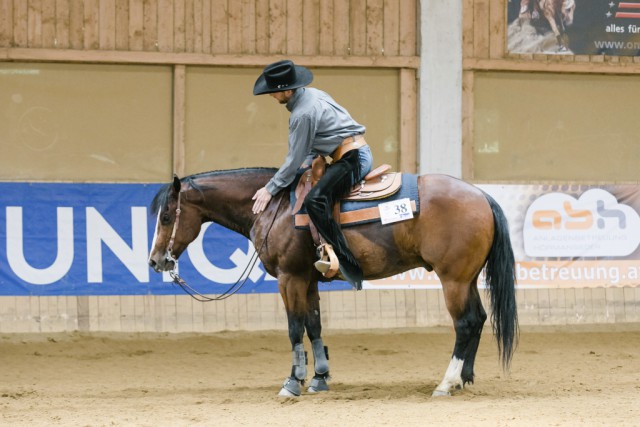 Reinhard Hochreiter und Smart Freckles Orima nach ihrem Siegesritt. © Andrea Indrich