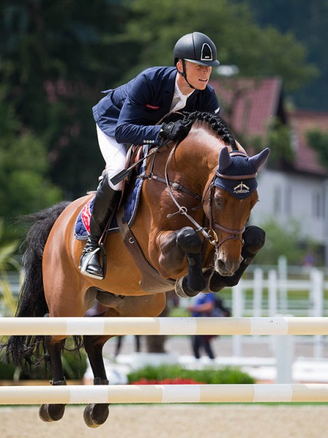 Best Austrian in the GLOCK’s 5* Opening: Max Kühner (T), with Cielito Lindo 2, took tenth place. © Michael Rzepa