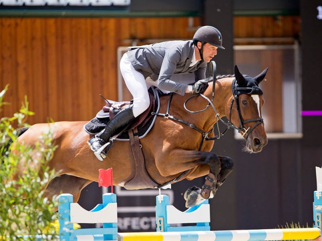 French rider Kevin Staut took third place with Elky van het Indihof HDC in the Gaston Glock’s Championat. © Michael Rzepa