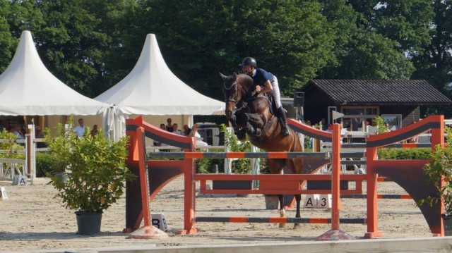 Thilo Schulz sprang in die Platzierung im schwersten Springen des Summer-Meetings. © RZ Damme