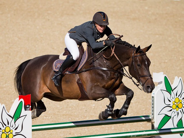 Annelies Vorsselmans (BEL) and Courage finished the GLOCK’s 2* Tour in third place. © Michael Rzepa