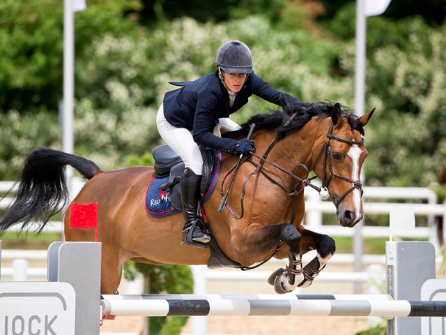 Louise Whitaker (GBR) steered Ruby VIII, in the latter’s first two-star Grand Prix, to second place. © Michael Rzepa
