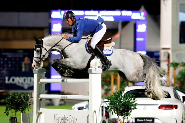 Christian Ahlmann (GER) and Carabis Z in Cascais. © LGCT/Stefano Grasso