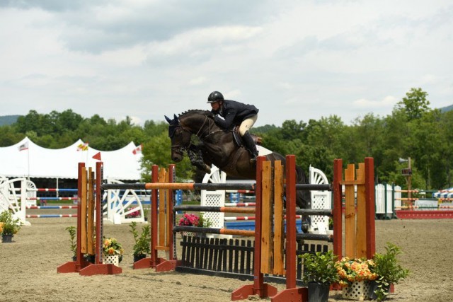 Cormac Hanley and Captain Caruso won the $10,000 NYDJ Welcome Stake, presented by Manchester Designer Outlets, on July 28 at the Vermont Summer Festival in East Dorset, VT. © Andrew Ryback Photography