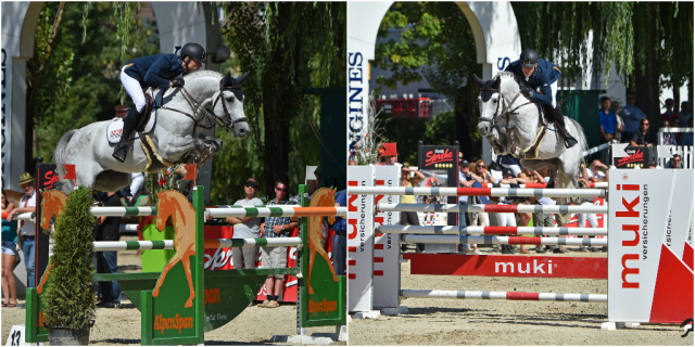 Max Kühner wird mit dem Holsteinerhengst Chardonnay am Start sein. © Sibil Slejko