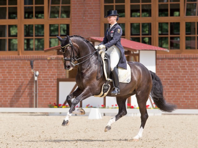 Siegerin im Grand Prix Special, Victoria Max-Theurer auf Della Cavalleria OLD. © Michael Rzepa