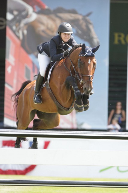  Meredith Darst and Quester de Virton. © Spruce Meadows Media Services