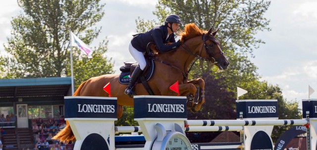 The Irish rider won the Longines King George V Gold Cup for the first time. © Hickstead