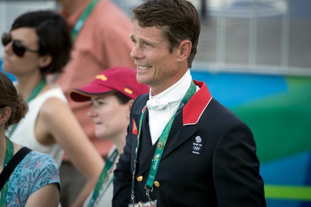 Miracle man: Britain’s William Fox-Pitt bounced back from a serious head injury to take the lead as Eventing got underway at Deodoro Olympic Park in Rio de Janeiro (BRA) today. © FEI/Dirk Caremans