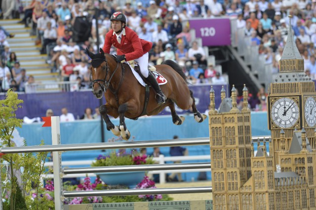 Switzerland’s Steve Guerdat and Nino des Buissonnets will be going for a record-breaking back-to-back double of individual gold medals in Jumping at the Rio 2016 Olympic Games. © FEI/Kit Houghton
