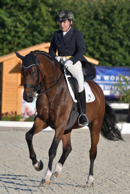 Trotz Turniervorbereitung starke Nerven - Evelyn Haim-Swarovski und Dorina. © Fotoagentur Dill