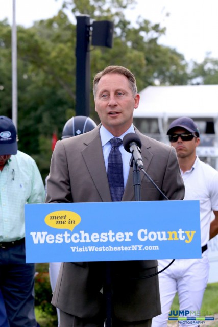 Westchester County Executive Robert Astorino speaks about the economic impact Old Salem Farm and its events have on the local community. © Jump Media Photography