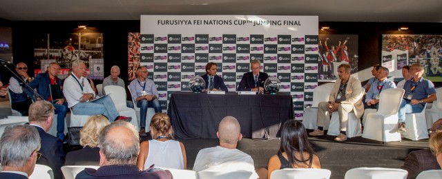 Auslosung für das Furusiyya FEI Nations Cup™ Jumping Final in Barcelona. © FEI / Hippo Foto - Dirk Caremans