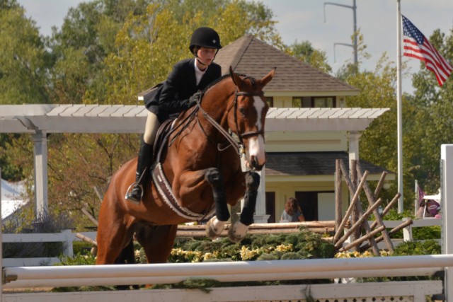 Celia Bresch and Loredo took the Reserve Championship in the M&S Junior/Amateur Horsemanship Medal Final. © Chicago Equestrian